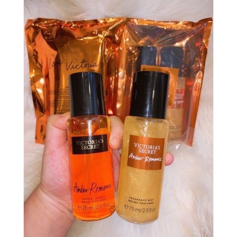 Set 2 chai xịt thơm body Victoria's Secret 75ml