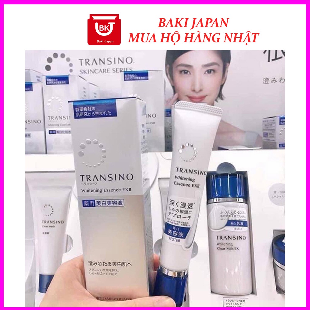 Tinh chất trắng da, giảm nám mờ thâm loại bỏ tàn nhang Transino  Essence EXII Nhật Bản 50g