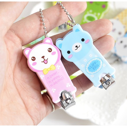 ⚡ Siêu Cute ⚡ Dụng Cụ Cắt Móng Tay Hình Thú Có Móc Khóa - Siêu Xinh - Đồ Bấm Móng Tay Hình Thú Siêu Cưng