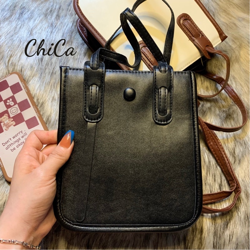 Túi Đeo Chéo Xách Tay Mini Da PU Phong Cách Ulzzang