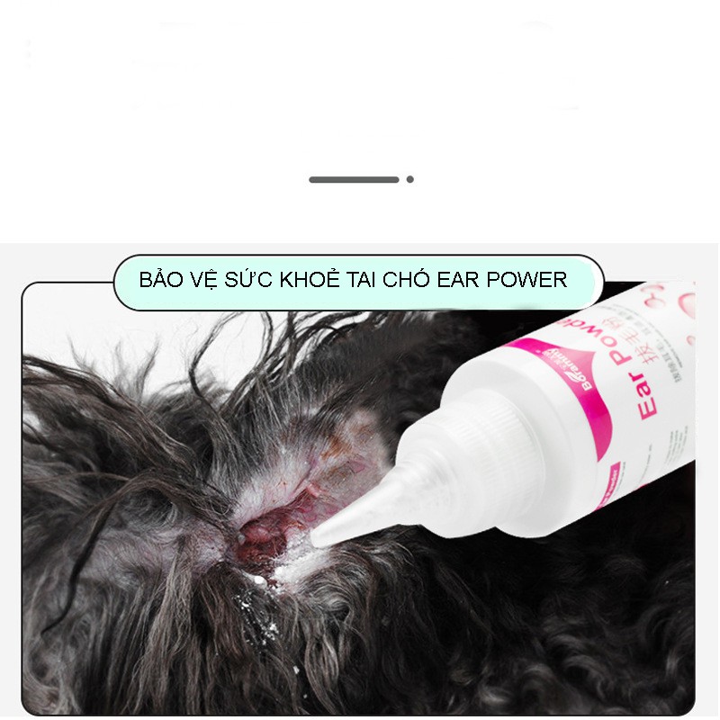 BỘT NHỔ LÔNG TAI CHO CHÓ EAR POWDER BẢO VỆ SỨC KHOẺ NGĂN NGỪA VI KHUẨN , NẤM ,VE GIỮ TAI LUÔN SẠCH SẼ - CSP58