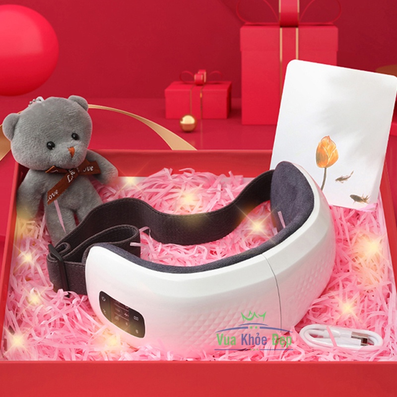 Máy massage mắt, máy mát xa mắt giảm cuồng thâm, đau mắt loại dùng pin HY-01 cao cấp