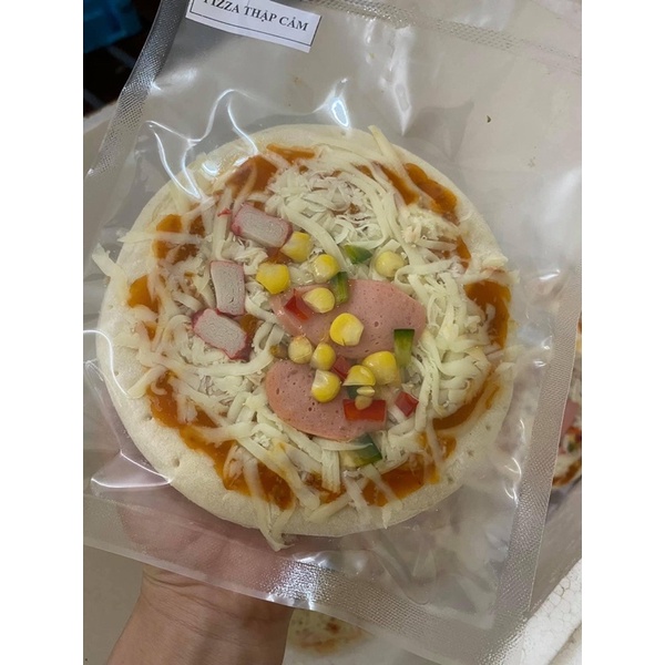 Combo 10 pizza mini size 14cm thơm ngon