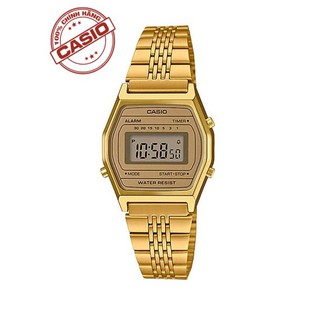 Đồng hồ nữ điện tử casio anh khuê la690wga-9df dây thép - chính hãng