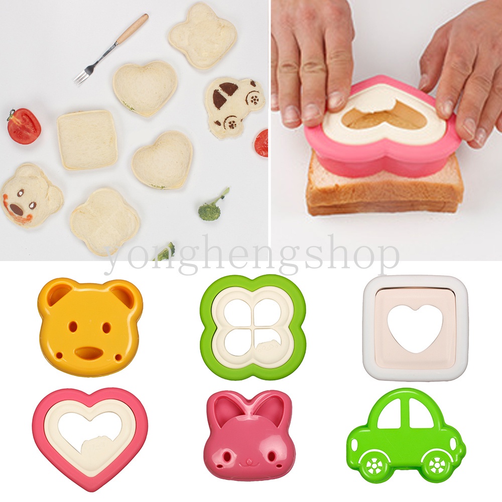Khuôn Cắt Bánh Mì Sandwich Hình Gấu Dễ Thương YK JP5VN