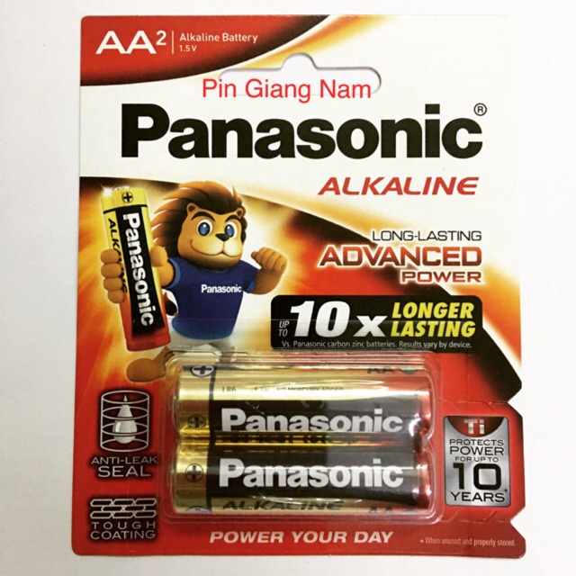 Pin AA Panasonic 1,5V ( 2 viên / vỉ )