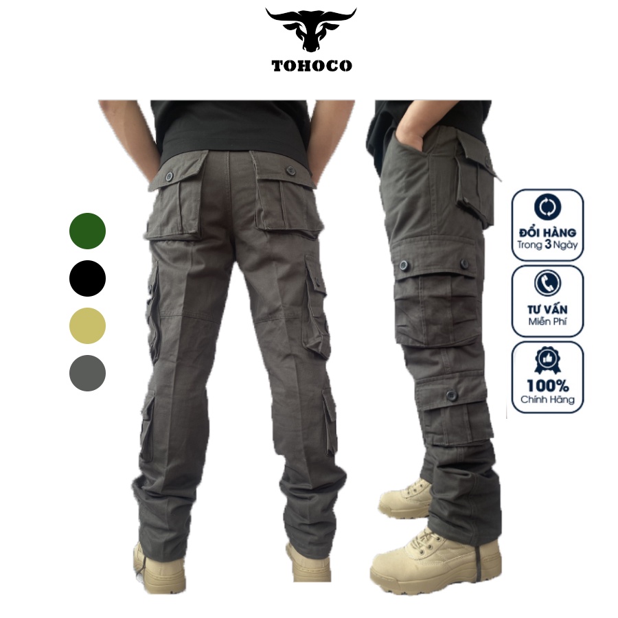 Quần Kaki 8 Túi Nam Trung Niên Cao Cấp Bền Bỉ Và Phong Cách