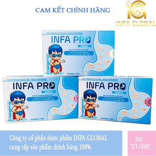 [CHÍNH HÃNG - COMBO 3 HỘP] Bào tử lợi khuẩn INFA PRO - Men vi sinh thế hệ mới cho trẻ biếng ăn, táo bón, chậm lớn