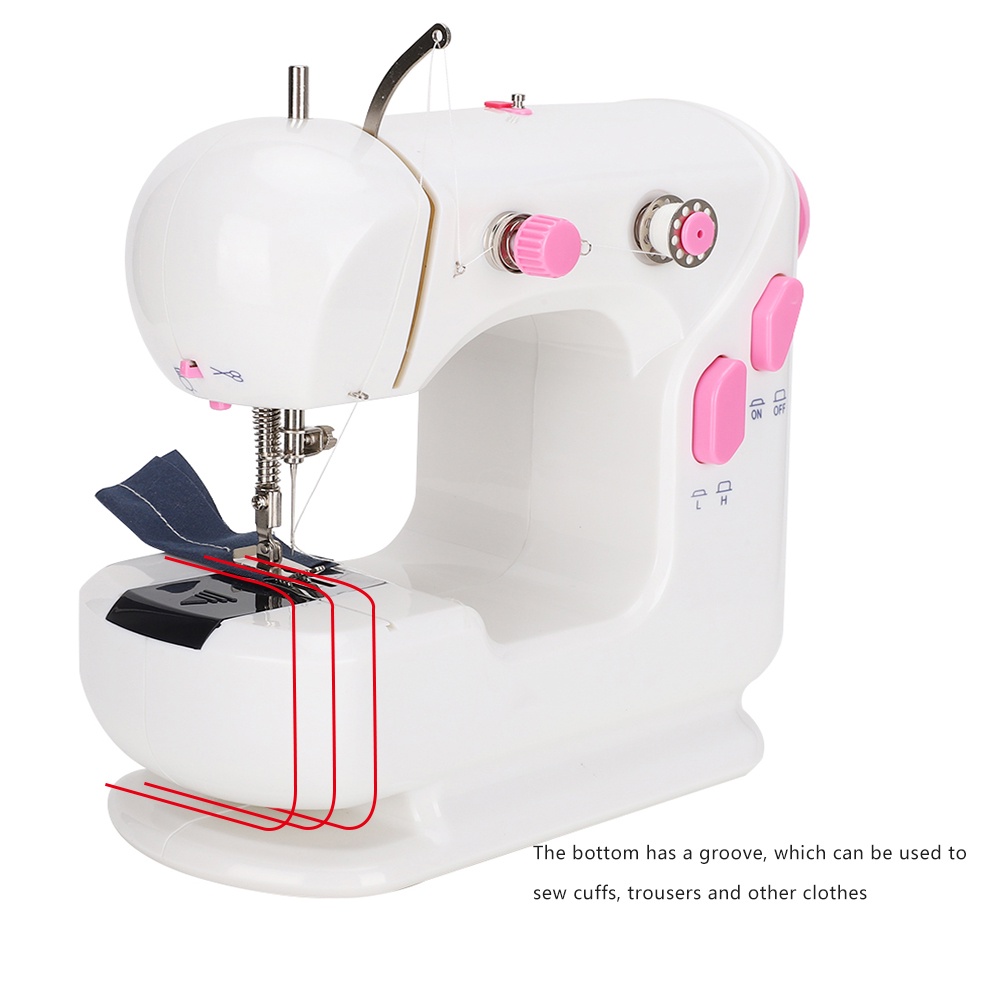 YAYALA Household Sewing Machine Electric Desktop Mini Metal Thick Upgrade US Plug 110-220v