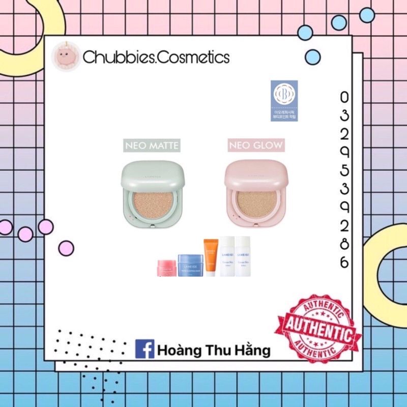 Phấn nước Laneige Neo Cushion + quà tặng