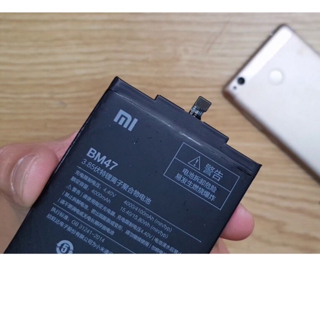 Pin xiaomi redmi 4x _ BM47 / redmi 3 Bảo hành 3 tháng