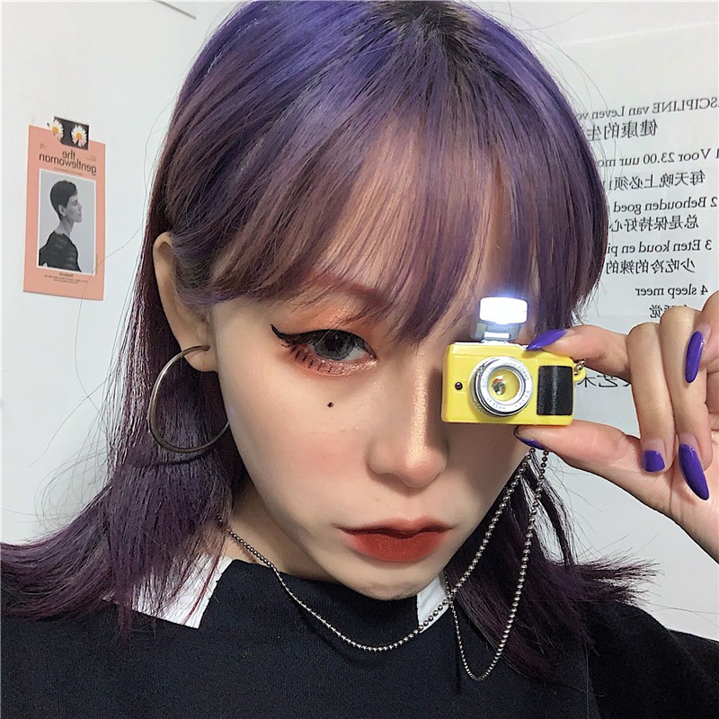 [Giao Hàng Miễn Phí] Dây Chuyền Mặt Hình Máy Ảnh Mini 22124 Phát Ra Âm Thanh Độc Đáo Cho Cặp Đôi