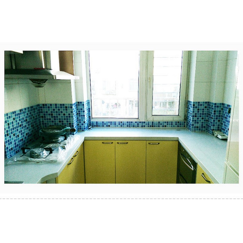 3m giấy dán bếp tráng nhôm (màu xanh lá) khổ rộng 45cm