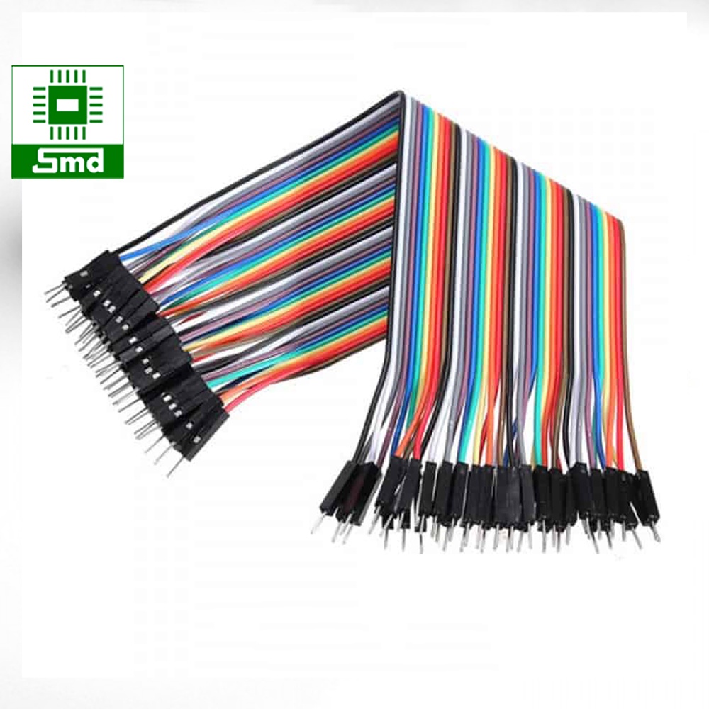 10 SỢI Dây Cắm Test Board sợi đồng chất lượng cao. Dây cắm nối mạch nhiều màu đực đực cái cái độ dài 10cm 20Cm 30Cm