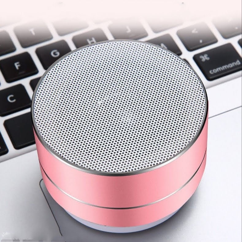 Loa Buetooth Mini Đèn Led Nháy Vỏ Nhôm A10 Âm Thanh Sống Động