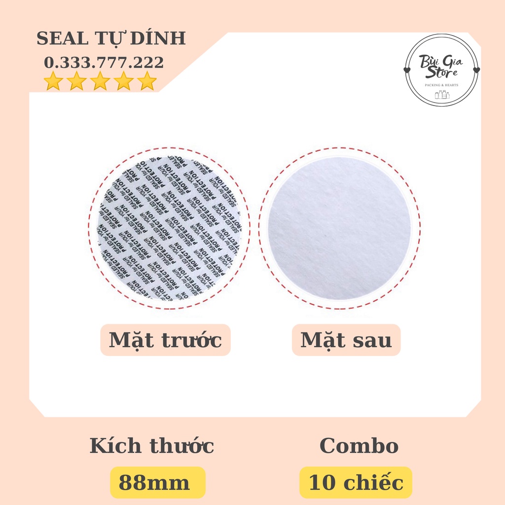 💚ComBo 10 Chiếc Màng Seal Bằng Xốp Tự Dính Dùng Đóng Hộp An Toàn Cho Thực Phẩm