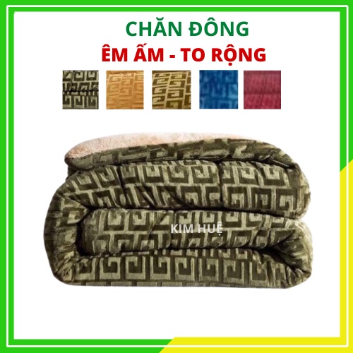 Chăn Lông Cừu Chữ Vạn Hàng Loại 1 Siêu Ấm Cao Cấp Nhập khẩu Dành Cho mùa đông đại hàn