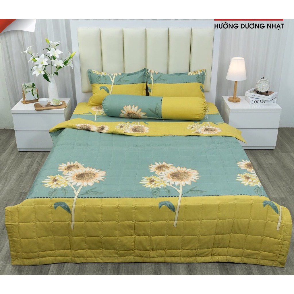 [Đồng giá - 60k]Ga trải giường cotton poly ,tặng kèm 2 vỏ gối nằm cùng mẫu-kích thước 1m2,1m6