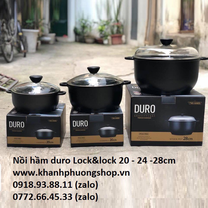 nồi duro lock&lock - nồi hầm lock&lock