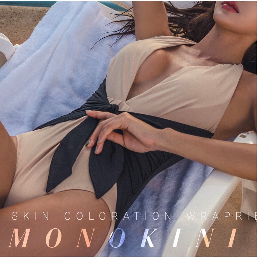 Bộ Đồ Bơi Đi Tắm Biển Nữ Bikini 1 Mảnh (Set Áo Liên Quần Lót)