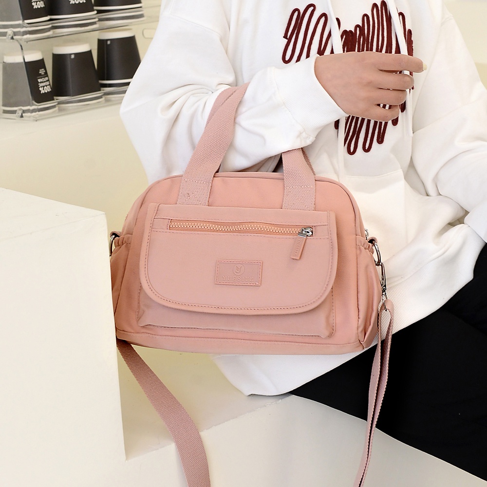 Túi Xách Vải Oxford Siêu Nhẹ Nhiều Ngăn Dung Tích Lớn Phong Cách Mới Cho Nữ