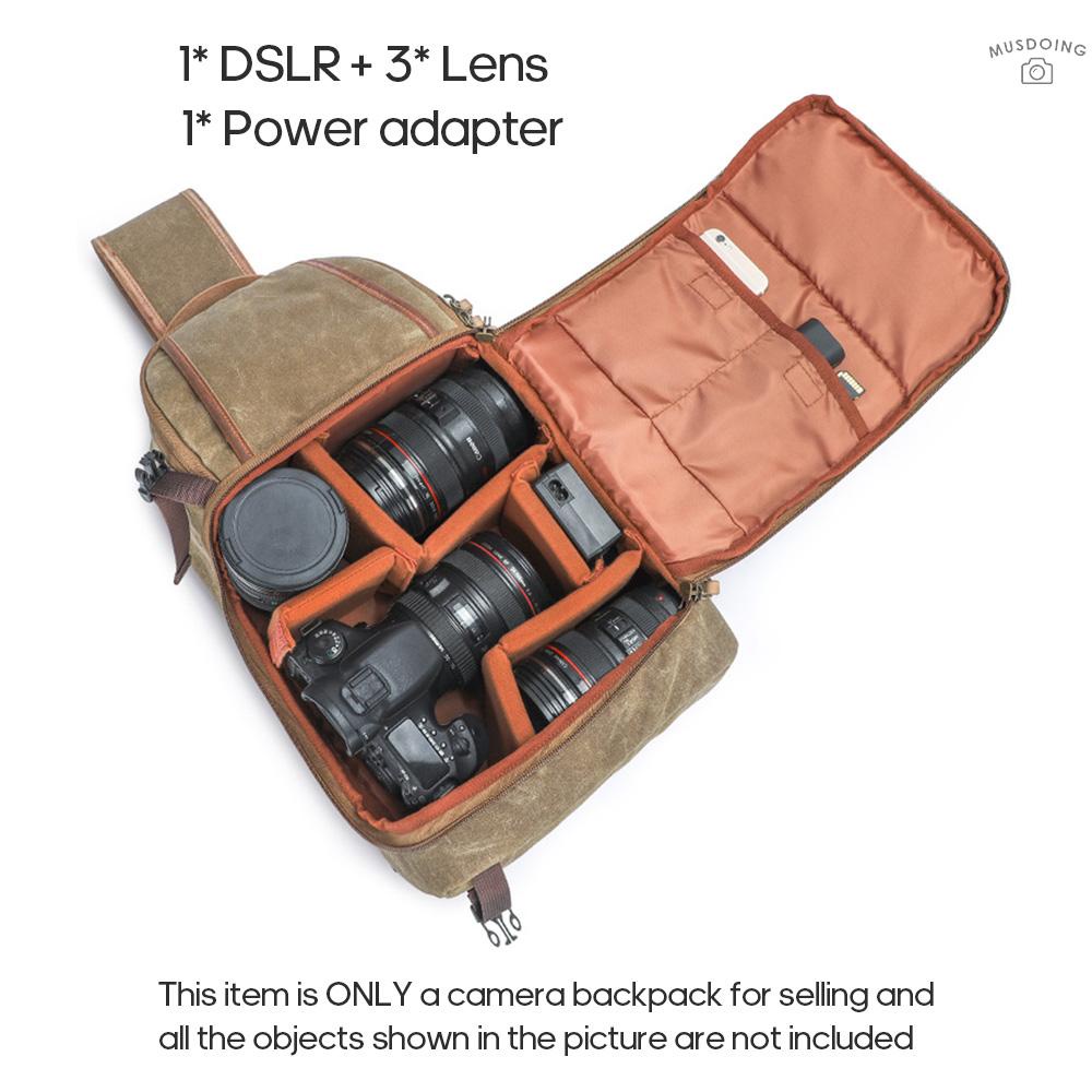 ღ Camera Bag Backpack Large Capacity Waterproof Shockproof Outdoor Photography Travel Laptop Small Accessories