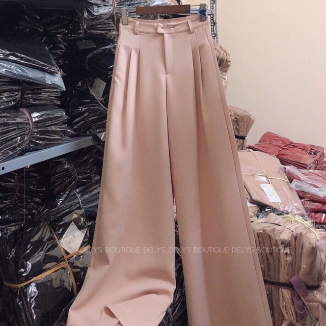 Quần tây ống rộng 102cm tôn dáng