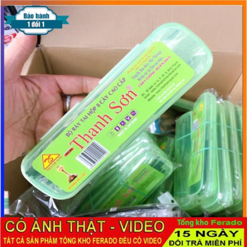 Bộ lấy ráy tai chuyên nghiệp cao cấp Thanh sơn ( Hộp nhựa)