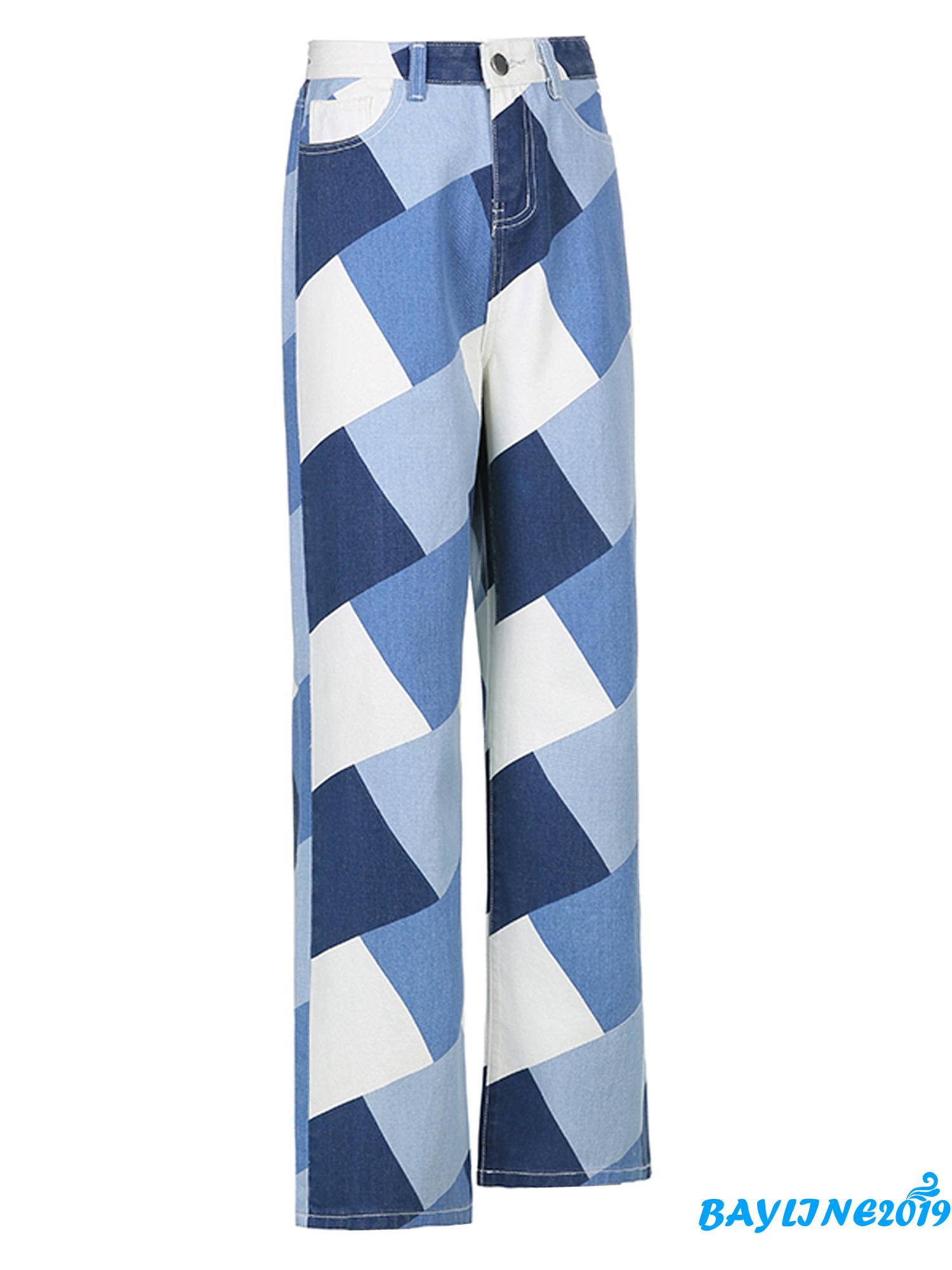 Quần Dài Jean Ống Rộng Suông Thời Trang Phong Cách Cá Tính Dành Cho Nữ | BigBuy360 - bigbuy360.vn