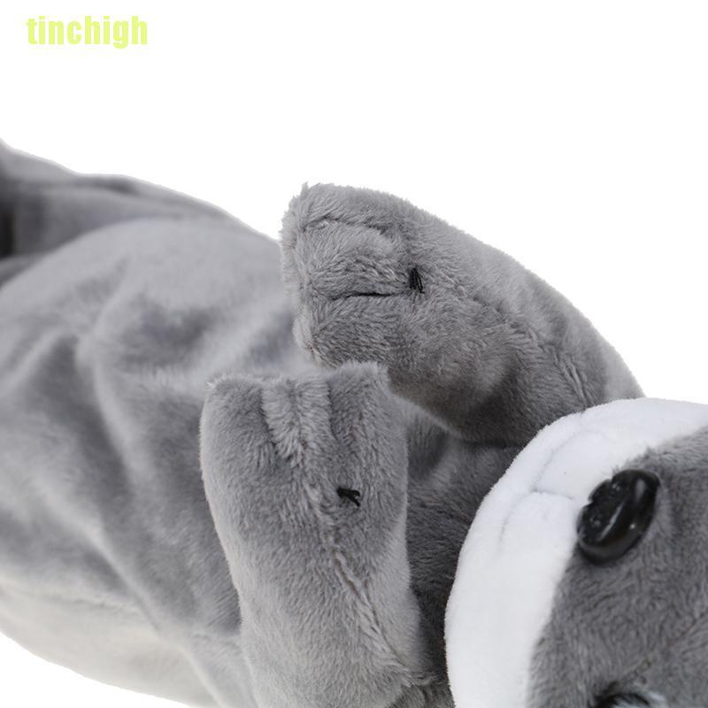 Túi đựng bút hình chú chó bằng nhung dễ thương tiện lợi