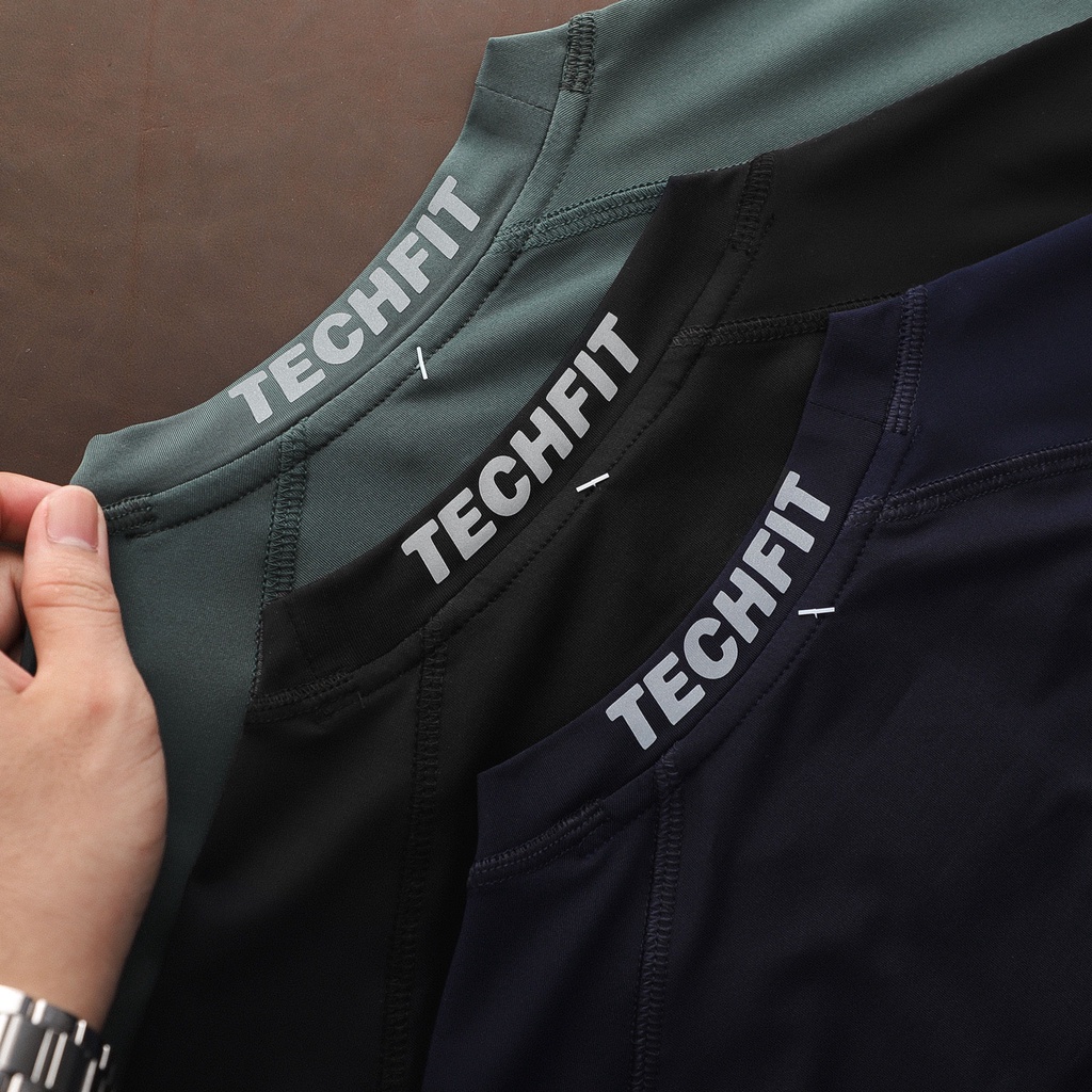 Áo thun thể thao body training chất thun poly mát lạnh, lên form chuẩn, ôm body cực đẹp 9558