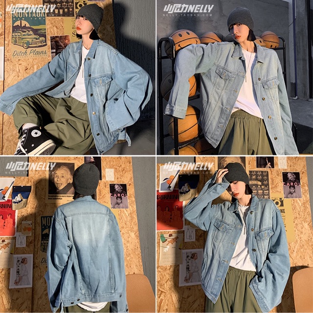 Áo khoác bò nelly sale (có sẵn) | BigBuy360 - bigbuy360.vn