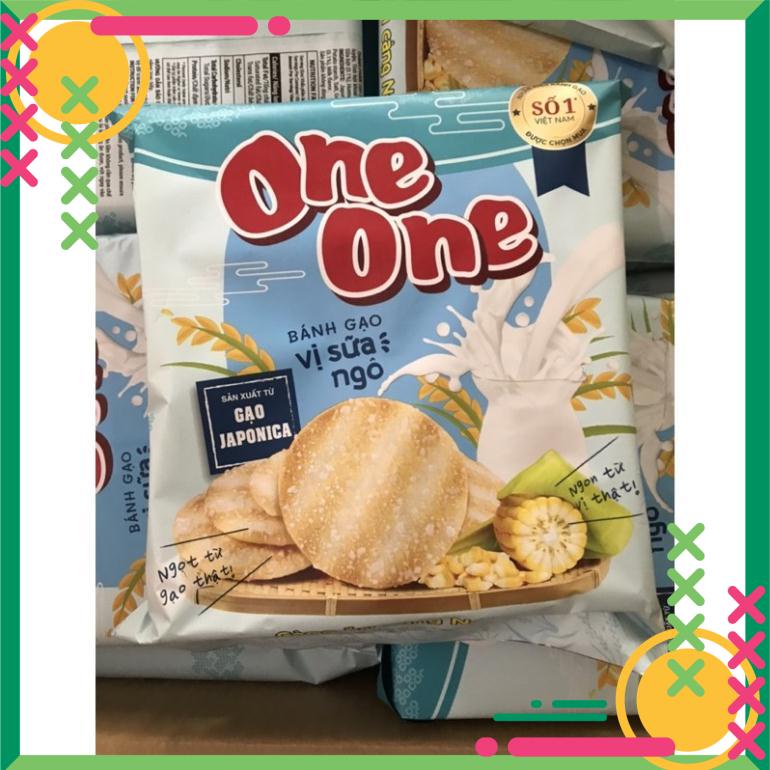 Bánh Gạo One One Vị Sữa Ngô Bịch 149g