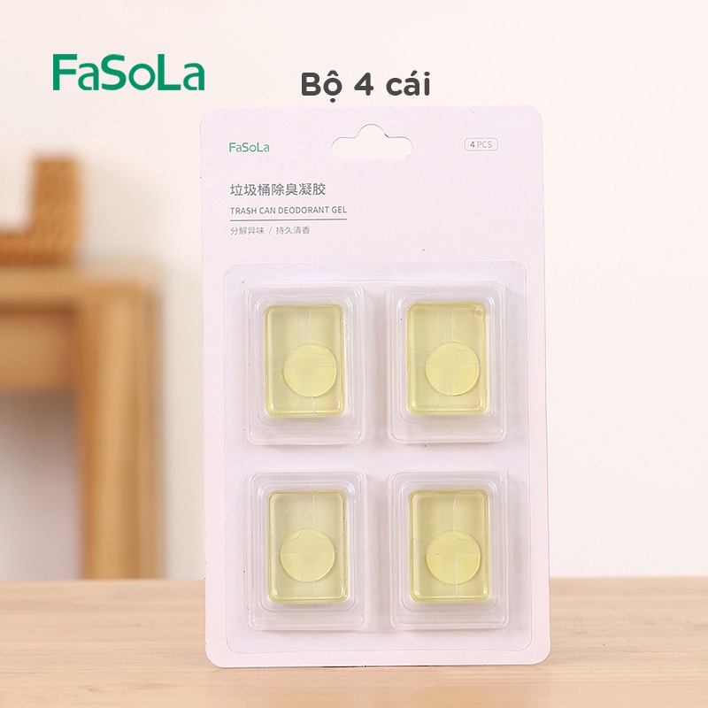 Gel khử mùi thùng rác (bộ 4 cái) FASOLA FSLJY-353