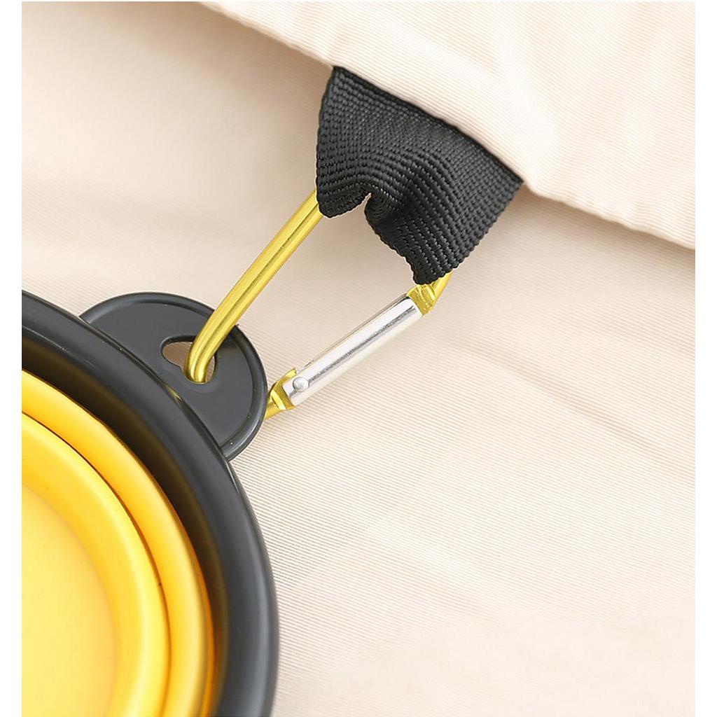 Tô Đựng Thức Ăn Bằng Silicon Mềm Có Thể Gấp Lại Cho Thú Cưng