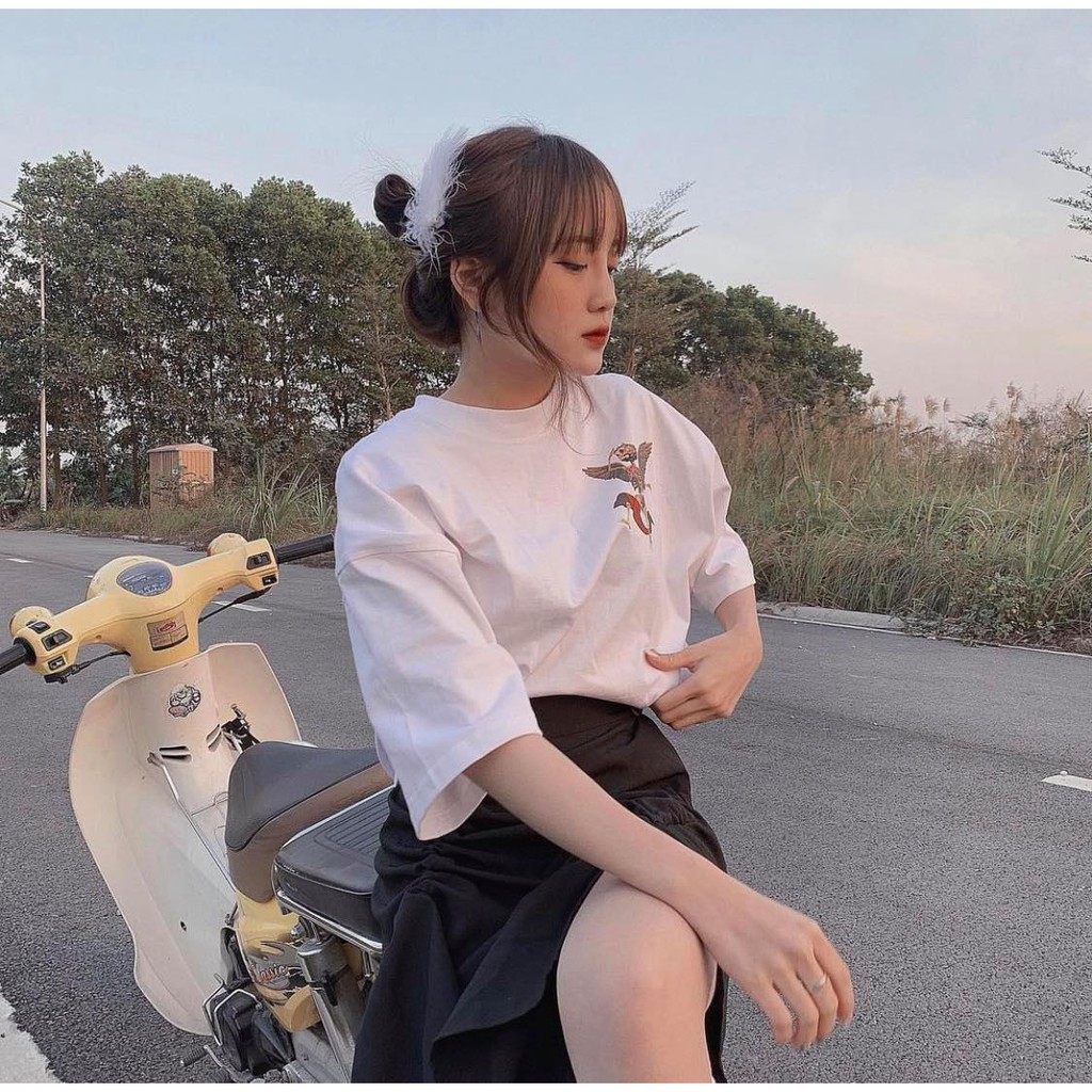 [Mã SKAMCLU7 giảm 10% Tối Đa 50K đơn 0Đ] Áo thun bobui Xương thiên thần logo Nam nữ cotton full tag | BigBuy360 - bigbuy360.vn