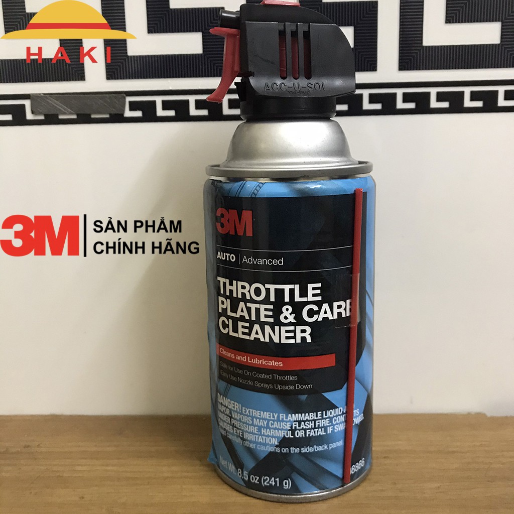 [CHÍNH HÃNG 3M] DUNG DỊCH VỆ SINH BỘ CHẾ HÒA KHÍ VÀ BƯỚM GA 3M THROTTLE PLATE &amp; CARB CLEANER 241G