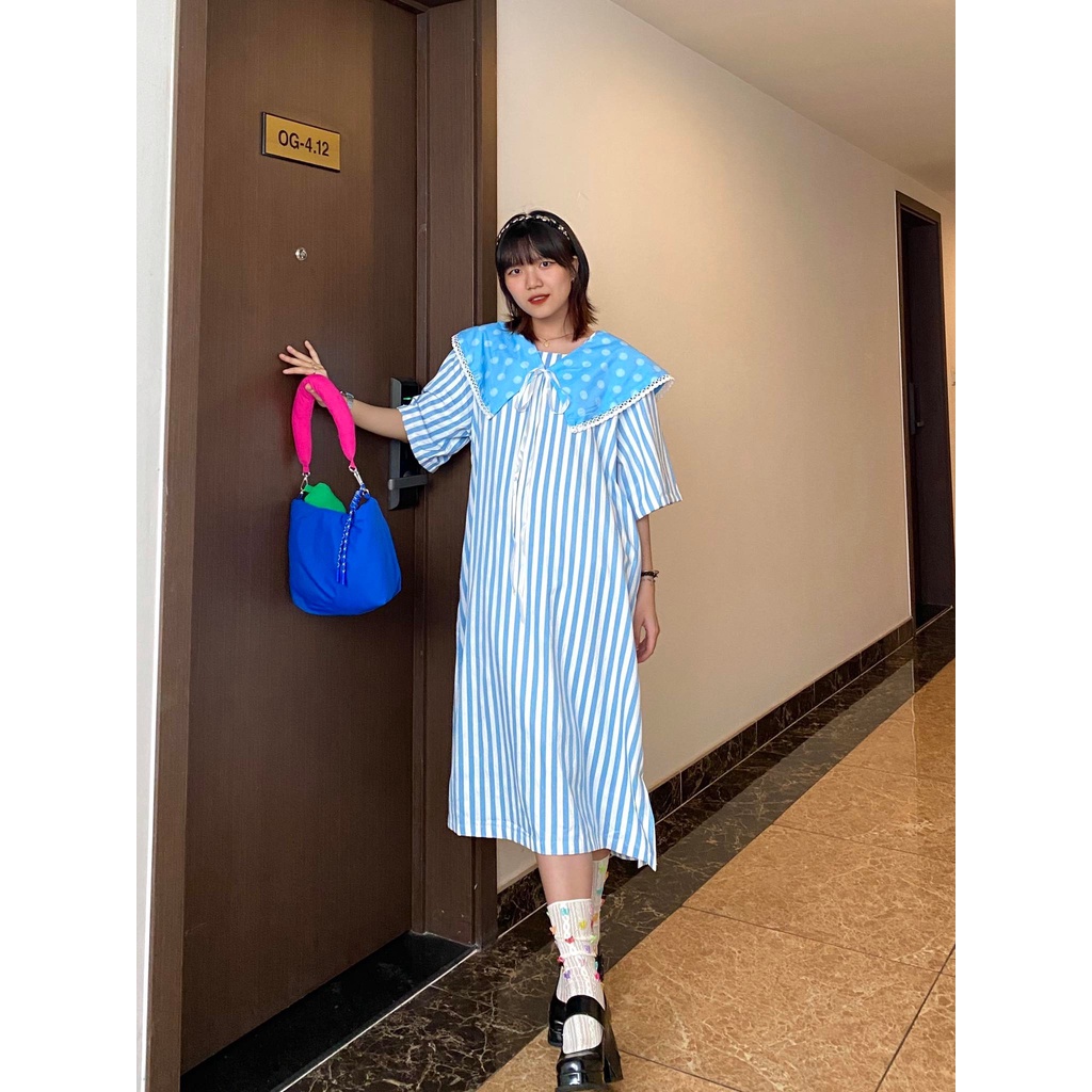Donna Dress - Đầm sọc cổ thủy thủ - Remmus.vn