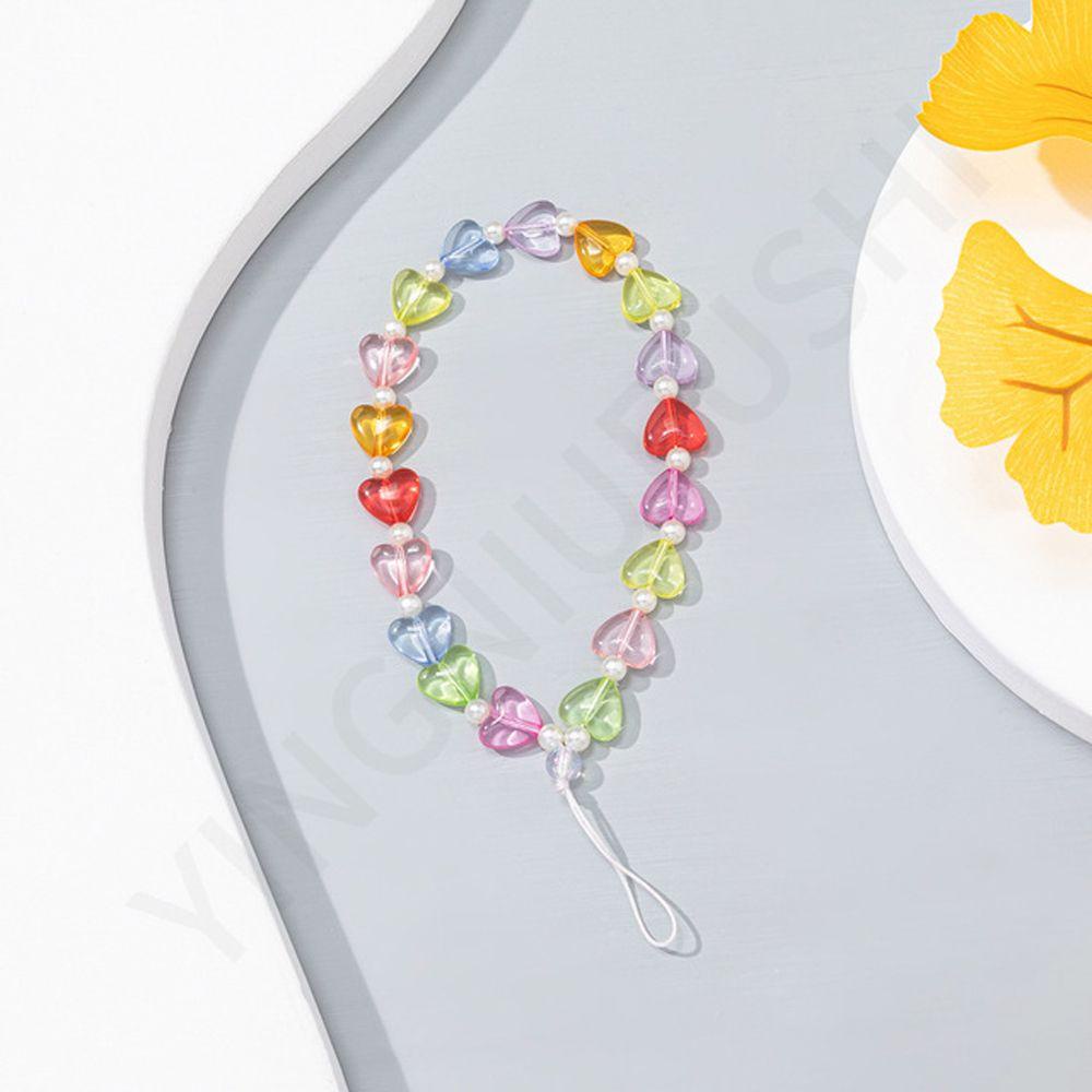 Norman Dây Đeo Điện Thoại Dạng Chuỗi Hạt Màu Trắng Sáng Tạo Chống Thất Lạc