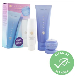 [Bill US] Bộ dưỡng da Tatcha Double Cleanse + Hydrate Trio