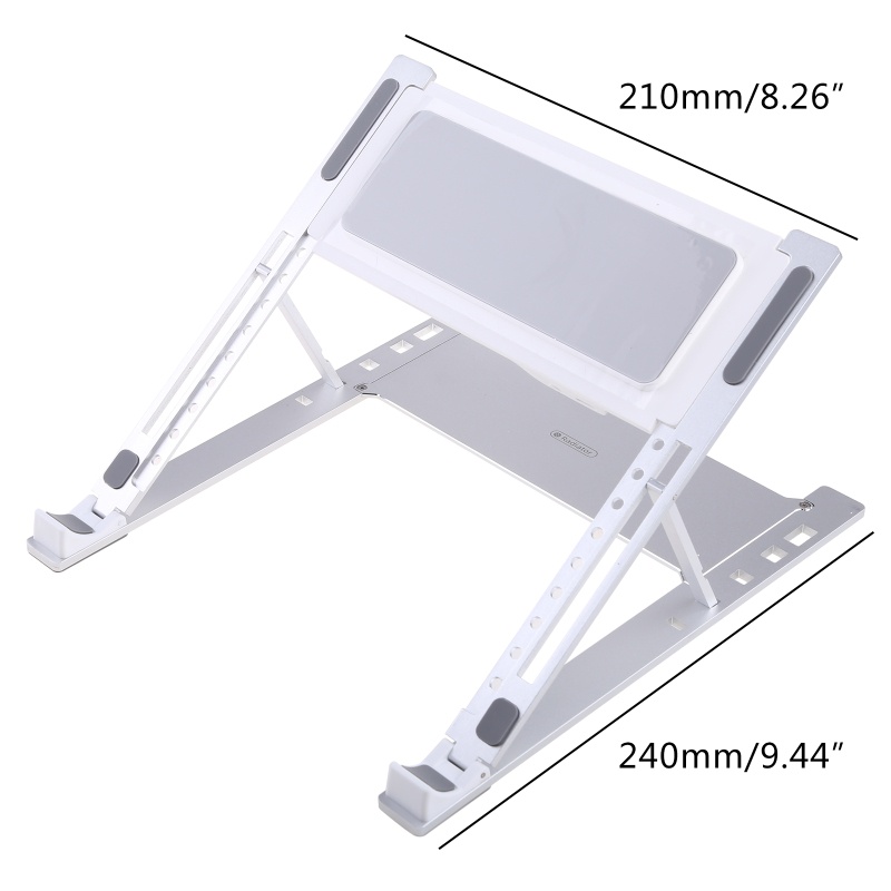 Giá Đỡ Laptop Bằng Hợp Kim Nhôm Có Thể Điều Chỉnh Chiều Cao 12-18