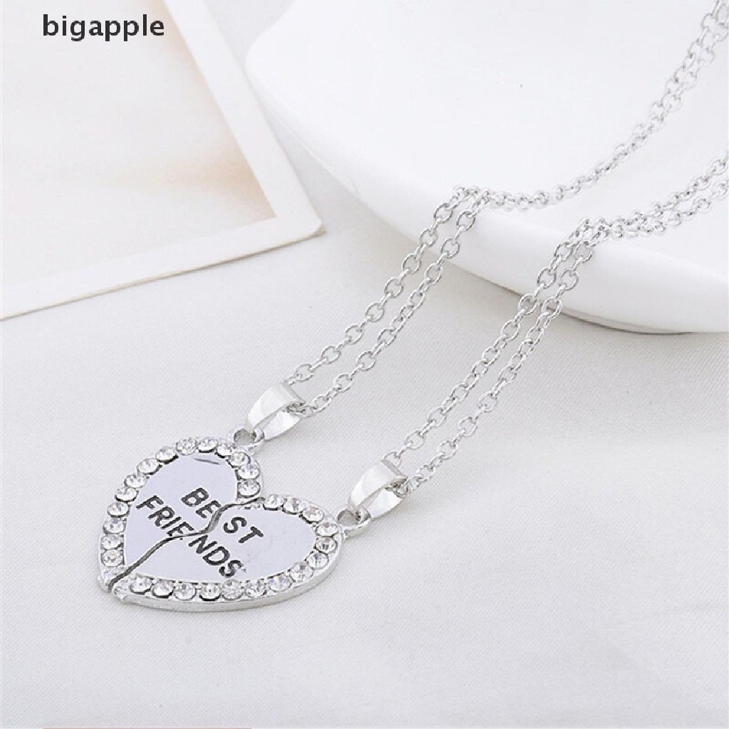 Vòng cổ Mặt Hình Trái Tim Khắc Chữ Best Friend Thời Trang Dành Cho Nữ