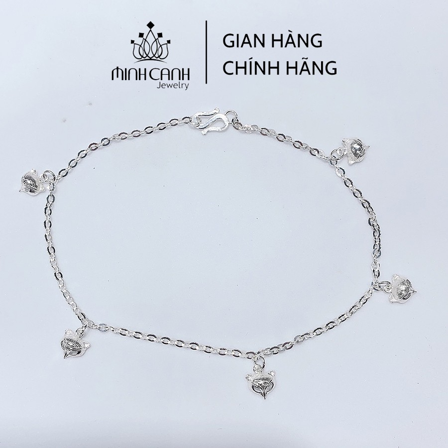 Lắc Chân Bạc Nữ Hình Con Cáo - Minh Canh Jewelry