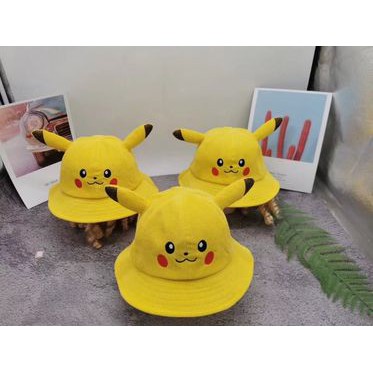 NÓN BUCKER HÌNH PIKACHU_MŨ PIKACHU RỘNG VÀNH