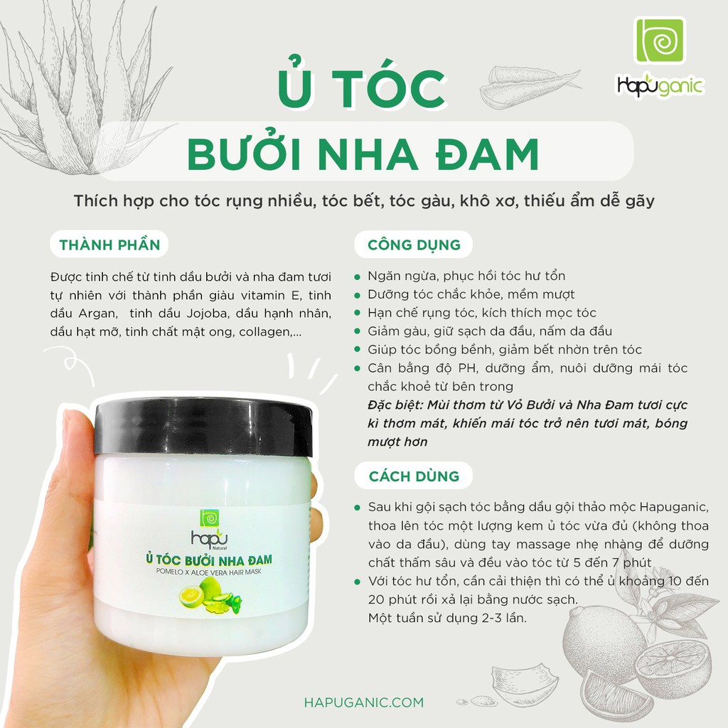 [4 LOẠI]  Ủ TÓC TỪ THIÊN NHIÊN SIZE 500G HANDMADE | BigBuy360 - bigbuy360.vn