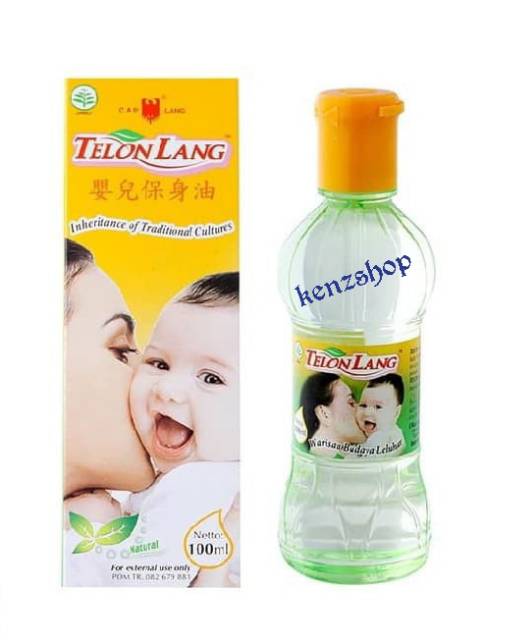 Cap Lang Natural Telon Oil 150ml / 100ml / 60ml