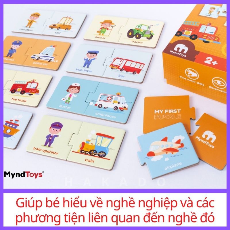 Đồ chơi xếp hình My first Puzzle cho bé phát triển trí tuệ