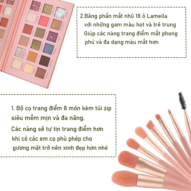 Bộ trang điểm cao cấp 10 món makeup thần thánh chuyên nghiệp hottrend Hatola | BigBuy360 - bigbuy360.vn