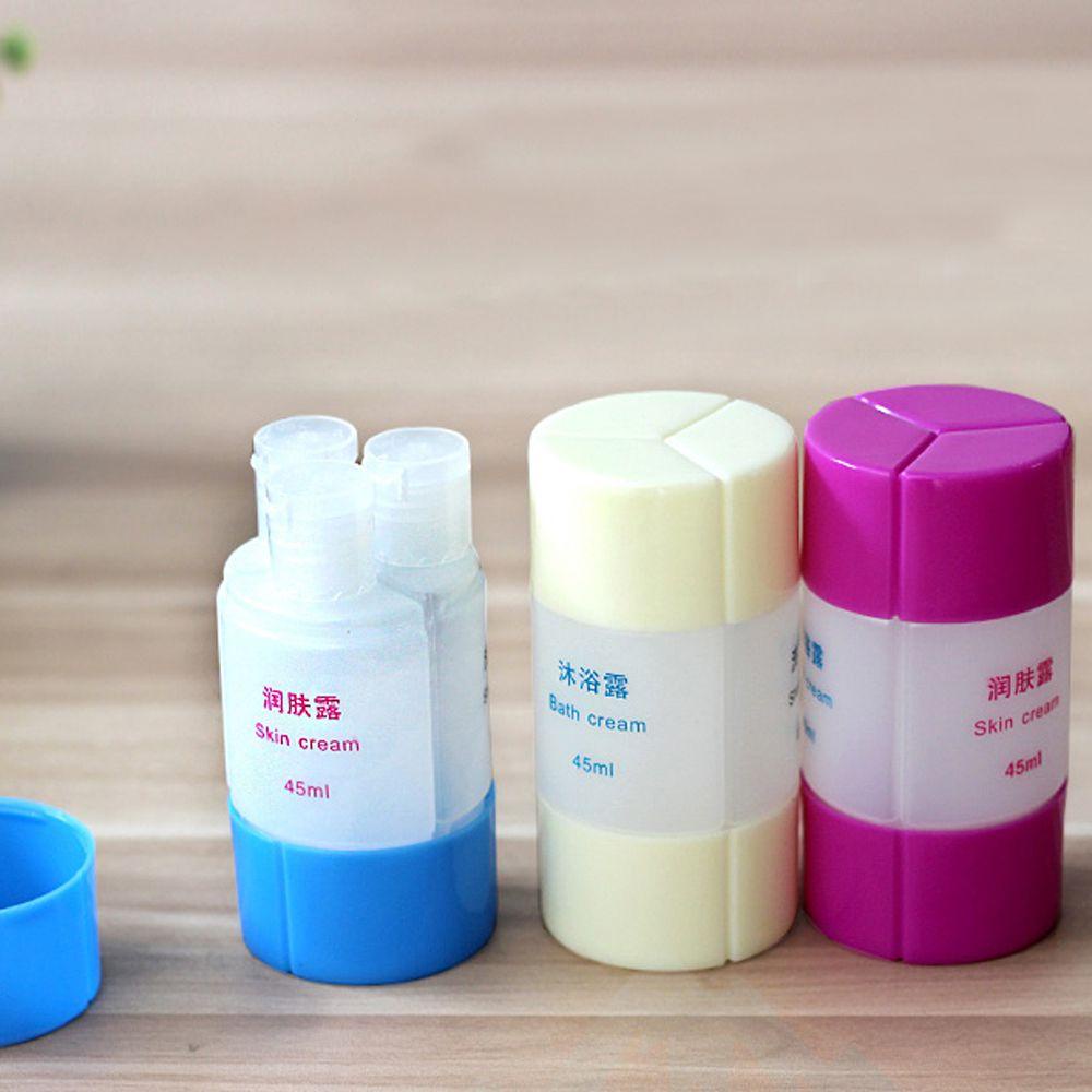 Hộp Đựng Dầu Gội / Sữa Tắm / Nước Hoa 4 Trong 1 Có Thể Tái Sử Dụng Kèm Giá Đỡ Tiện Lợi