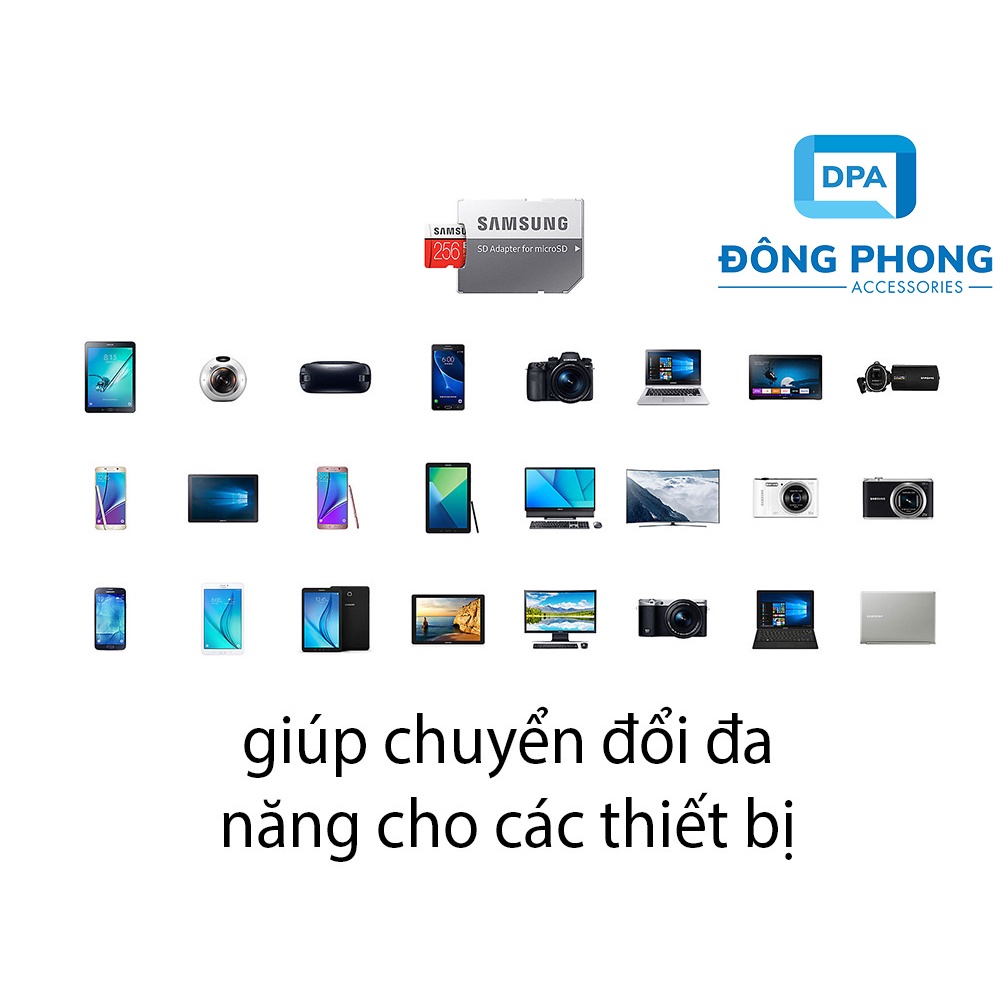 Adapter Thẻ Nhớ Samsung Chuyển Đổi Thẻ Nhớ Micro SD Sang Thẻ Nhớ SD Chính Hãng